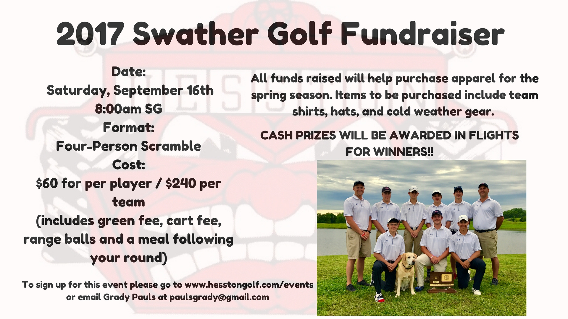 2017 Swather Golf Fundraiser