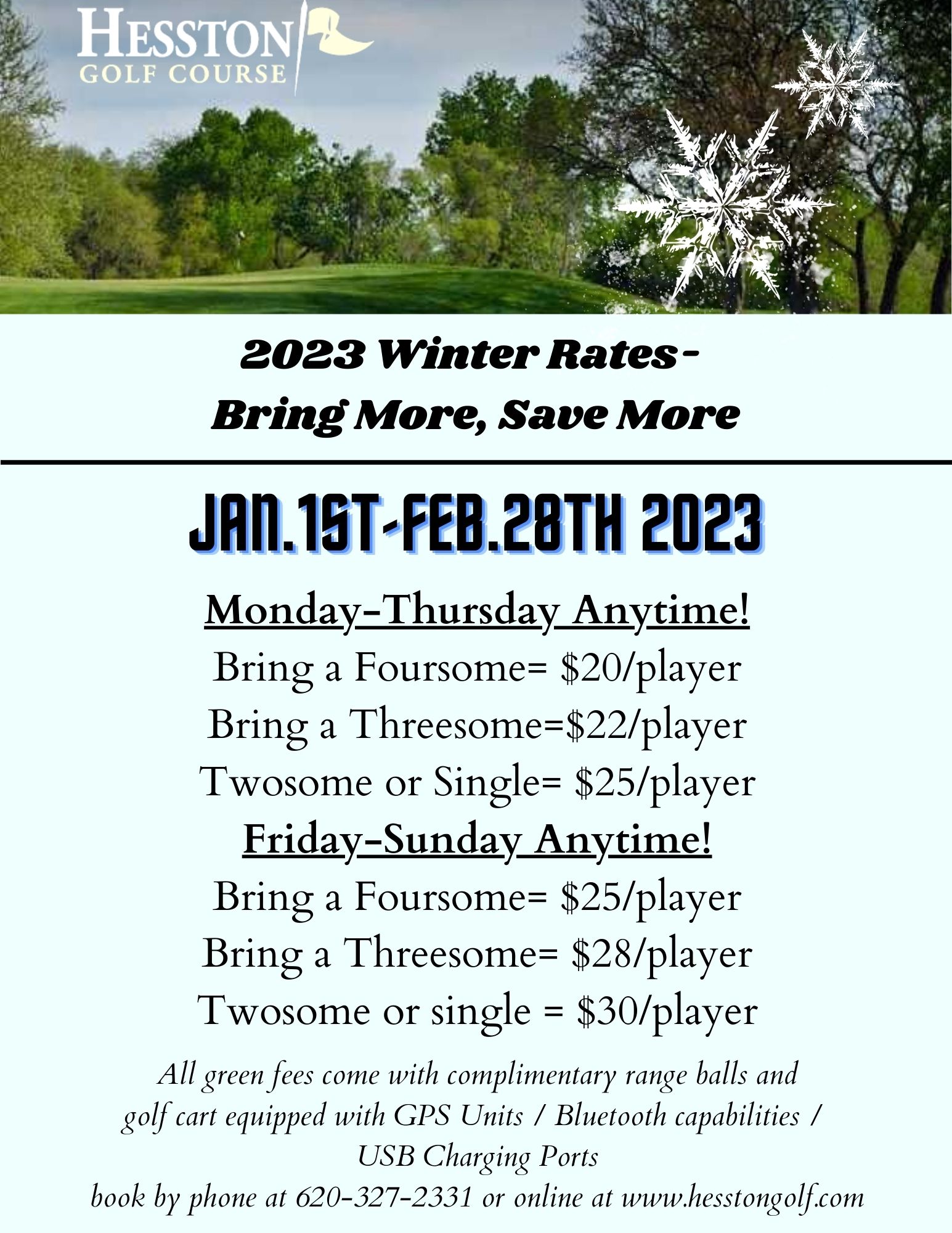 20222023 Winter Rates